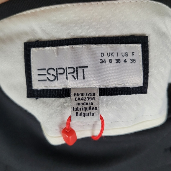 ESPRIT | pleated button detail side tie & zip pencil skirt - Picture 6 of 8